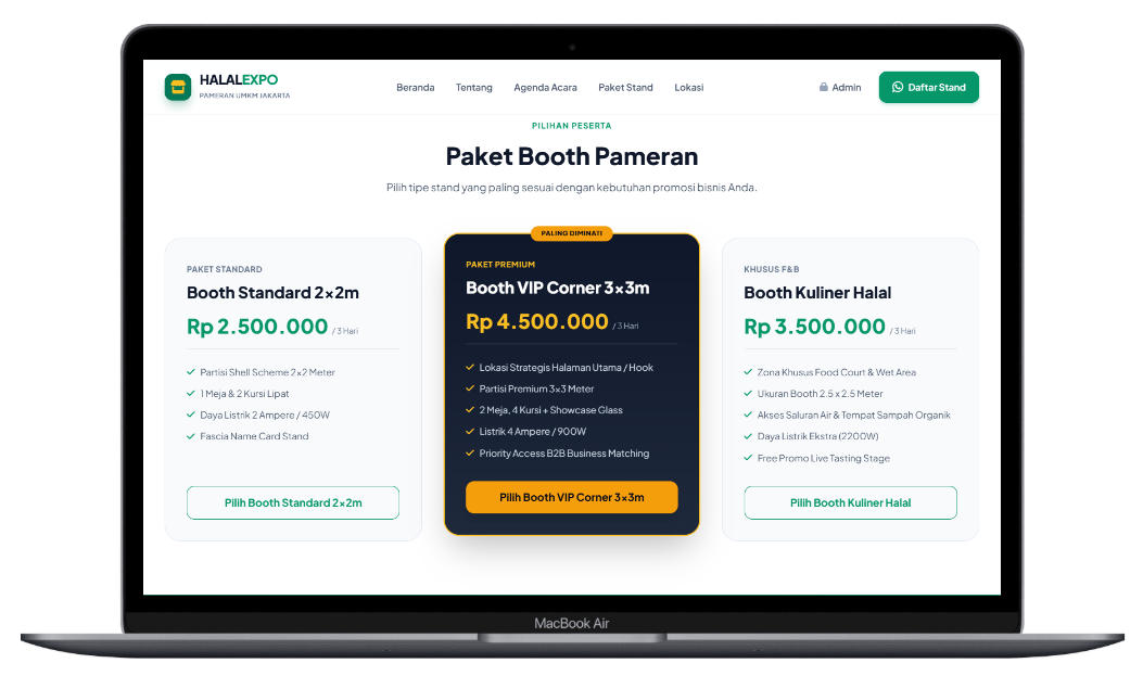 Event - Landing Page