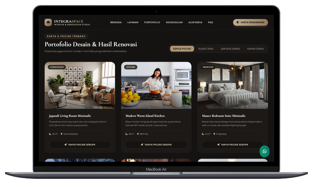 Interior - Landing Page